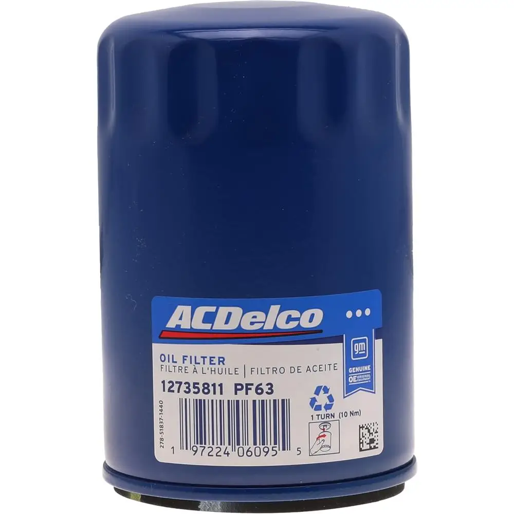 12735811 Filtro De Aceite Silverado 24/ Camaro 6.2 22/