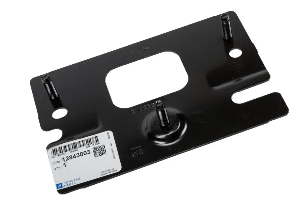 12843803  Placa Soporte Viga Parag Tras