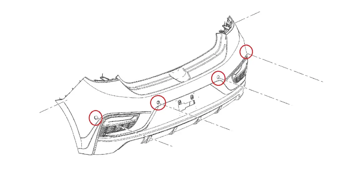 13447589 Sensor De Estacionamiento Trasero Cruze B