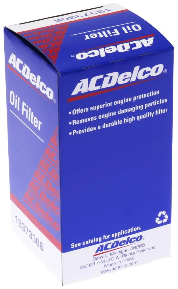 25195785 Filtro De Aceite Cruze 1.8n - Sonic 1.6 17/ - Tracker 17/