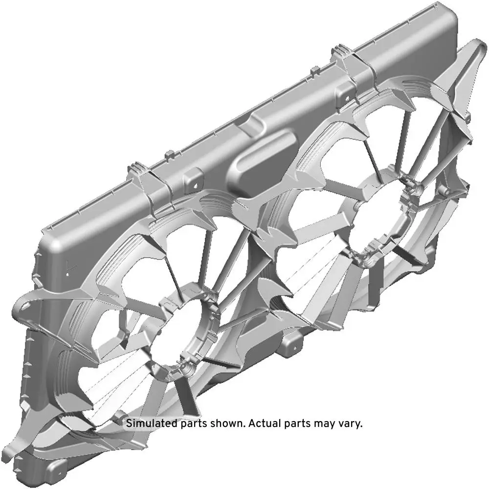 84120130 Soporte Electro Radiador Silverado 24/