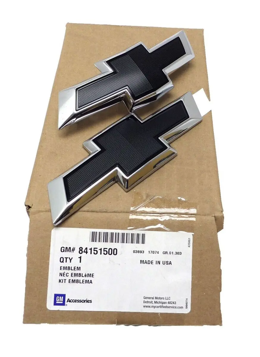 84151500 Emblema Delantero Y Trasero -moños Negros- Cruze B 5p /19