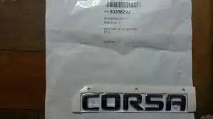 93356292 Emblema Trasero -corsa- Corsa 09/