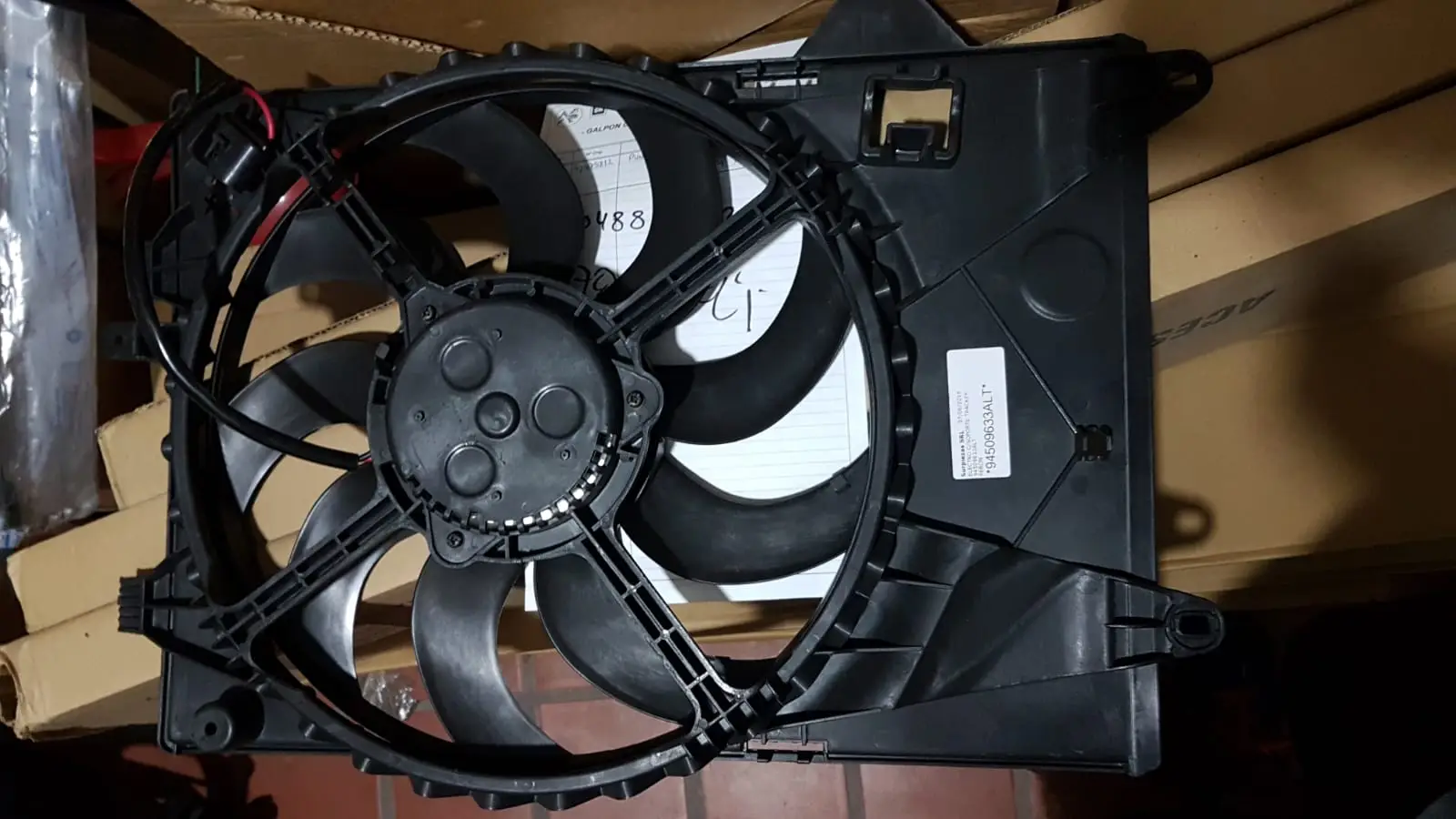 94509633N Electro Radiador C/aa C/soporte Tracker