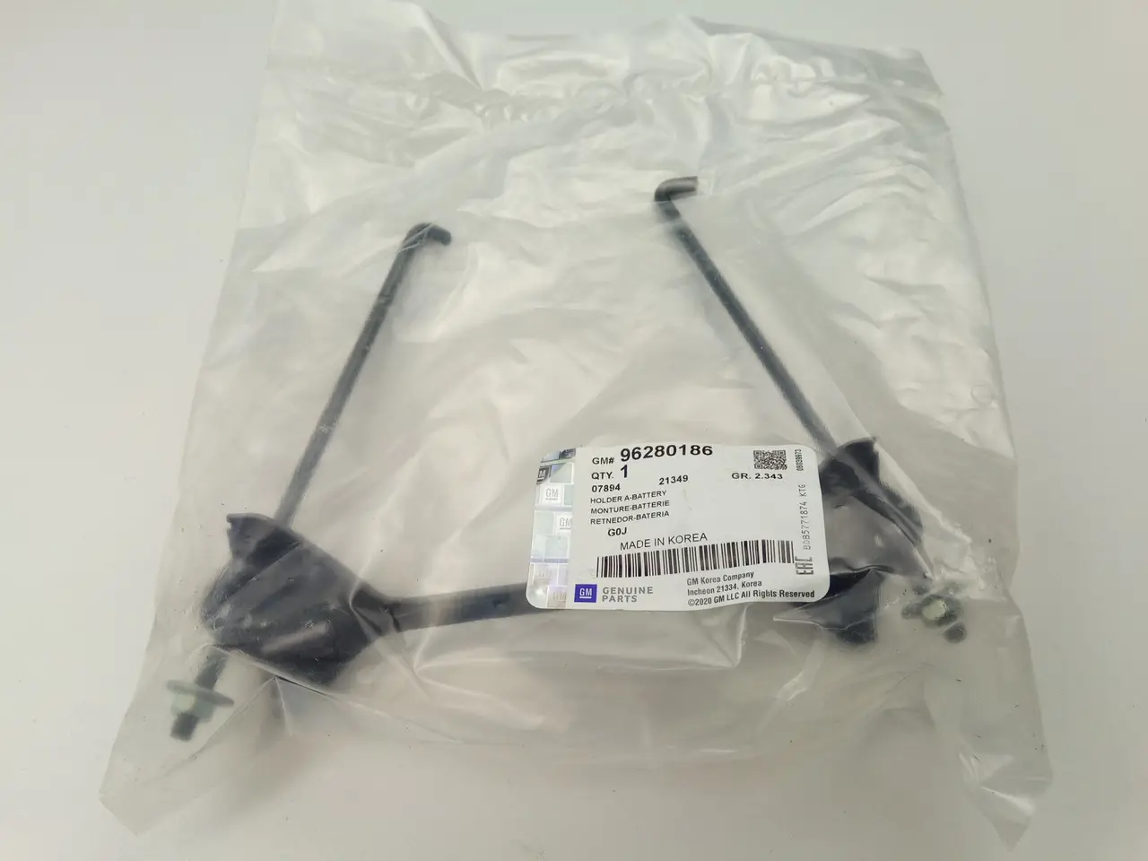 96280186 Soporte Bateria Aveo