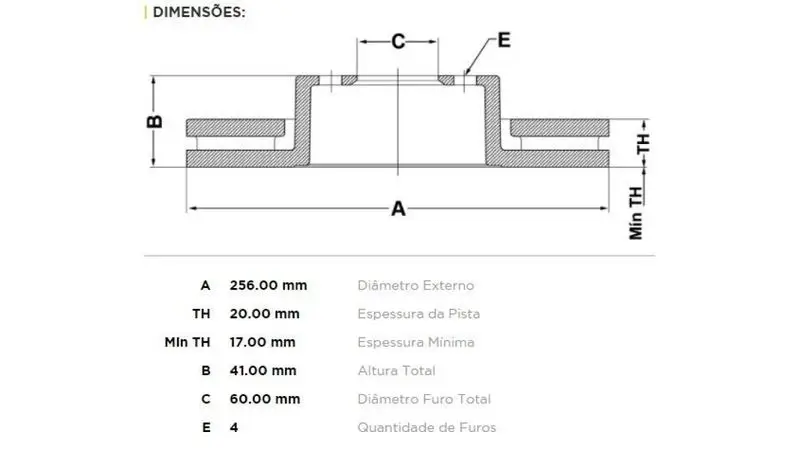 Disco de freno delantero para Astra G